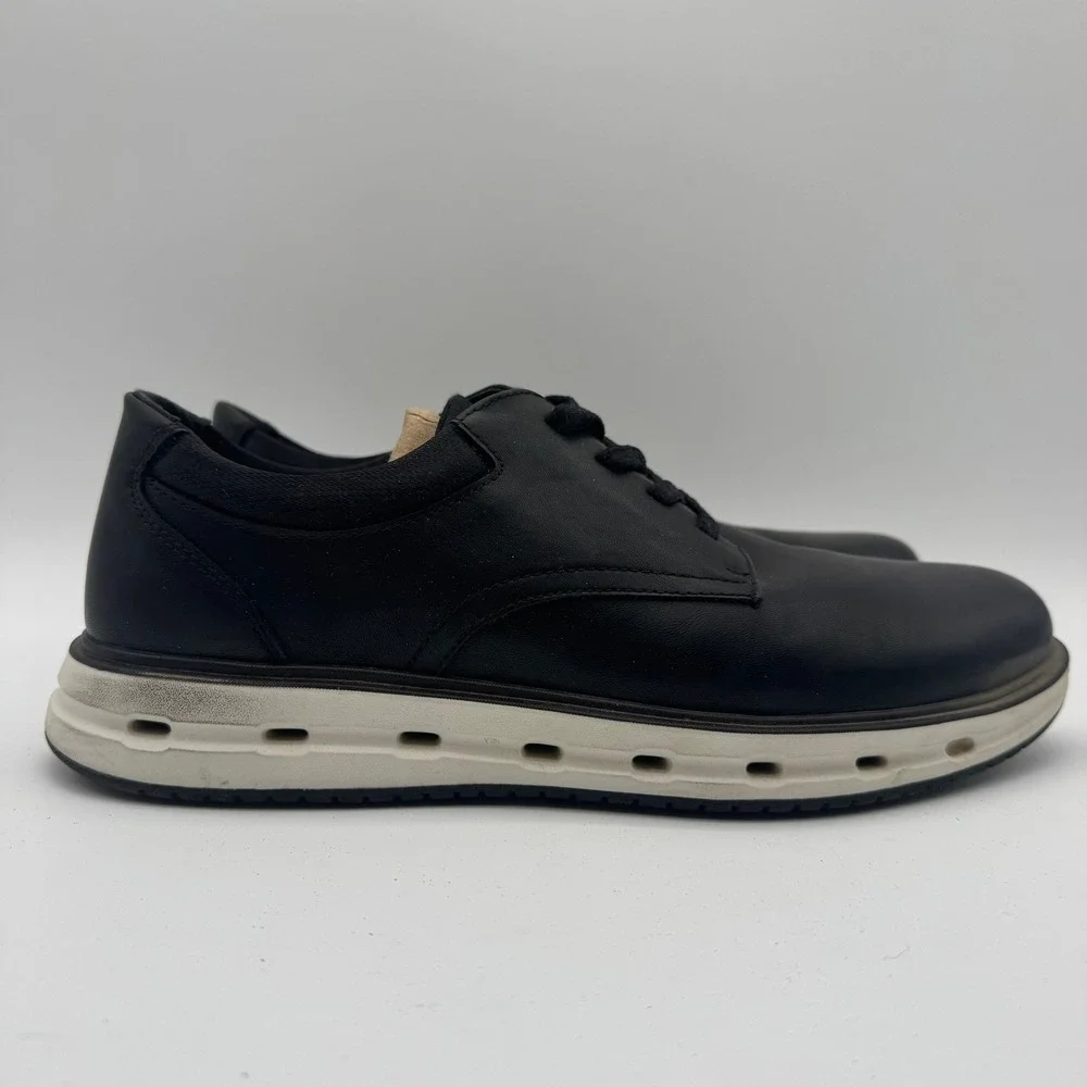 Lands' End Men's Size 11 Black‎ Sport Oxford Casual Shoes